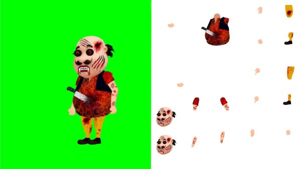 Chromatoon motu horror Cartoon character