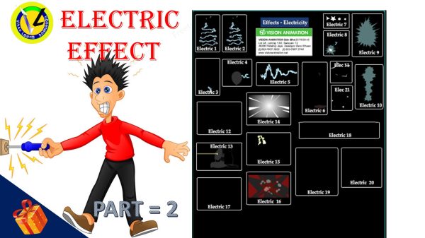 Adobe Animate CC Electric Effect Free Download – Professional Lightning & Energy Animation Pack | freetoon