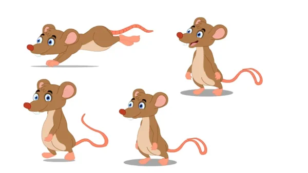Adobe Animate CC Rat Cartoon Character Pack – Walk, Talk, Idle & Pose Animation Ready